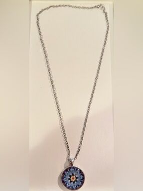 Mandala themed Chain Necklace